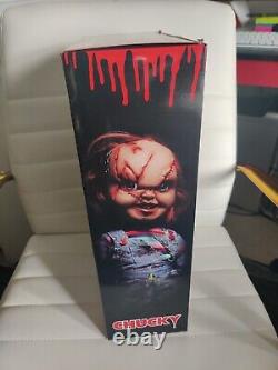 Mezco MDS Bride of Chucky Talking Scarred Mega Scale 15 Doll NEW CHILDS PLAY