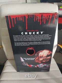 Mezco MDS Bride of Chucky Talking Scarred Mega Scale 15 Doll NEW CHILDS PLAY