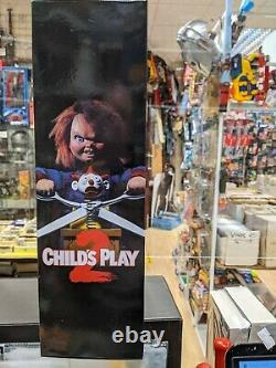 Mezco Mega Scale Child's Play 2 Menacing Chucky 15 Talking Doll (damaged box)