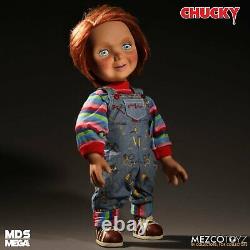 Mezco Mega Scale MDS Talking 15 Child's Play GOOD GUYS CHUCKY Doll Figure, MIB