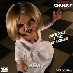 Mezco Seed of Chucky Talking Tiffany Mega Scale Action Figure Doll Childs Play