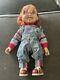 Mezco Toys Child's Play Talking Scar Chucky 15 inch Doll WORKS GREAT