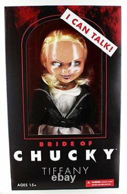 Mezco Toyz Child's Play Bride Of Chucky Talking Tiffany Horror NIB Doll 78015