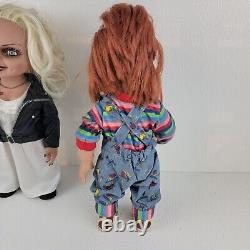 Mezco Toyz Child's Play Talking Scarred Chucky & Bride 15 Figure Doll Working