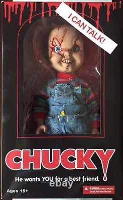 Mezco Toyz Child's Play Talking Scarred Chucky Good Guy 15 Figure Doll 78003