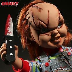 Mezco Toyz Child's Play Talking Scarred Chucky Good Guy Reissue 15 Doll 78003