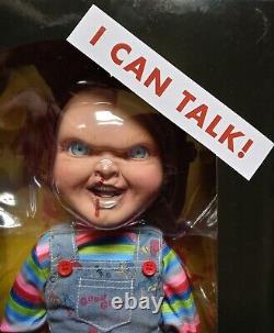 Mezco Toyz Childs Play 2 Talking Menacing Chucky Doll Figure Brand New