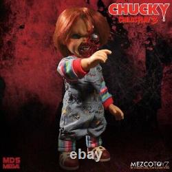 Mezco Toyz Childs Play 3 Talking Pizza Face Chucky Figure Mega Doll US IN STOCK
