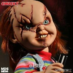 Mezco Toyz Chucky Talking Doll Child's Play 15 Mega Scale Bride Of Chucky NEW