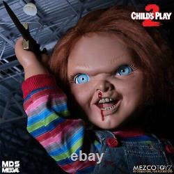 Mezco Toyz MDS Childs Play 2 Talking Menacing Chucky Horror Doll Figure 78023