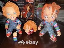 Mezco Toyz MDS Deluxe Designer Series Child's Play CHUCKY + 1 Extra Chucky