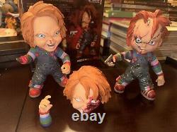 Mezco Toyz MDS Deluxe Designer Series Child's Play CHUCKY + 1 Extra Chucky