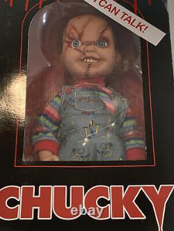 Mezco Toyz Talking Scarred Chucky Childs Play HorrorMega Scale15 Doll 78003 NIB