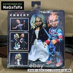 NECA #160 Figure Child Play Bride Of Chucky Chucky Action Doll 2Pk
