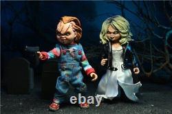 NECA Child's Play Evil Chucky & Bride Tiffany PVC 7 Halloween Action Figure Toy