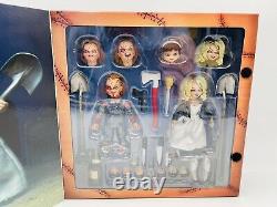 NECA Chucky Action Figure 2 Pack Bride Of ChickyHorror Toy Sale Collectibles NEW