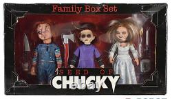 NECA Chucky Figure Family Box Set chucky tiffany glen Unopened