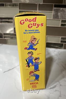 NECA Good Guy Chucky Retro Figure Shout Scream Factory Exclusive & Cereal Box