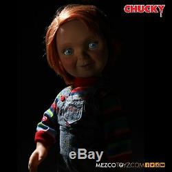 NEW Mezco Child's Play Happy Good Guy Chucky Doll Mega Size 15 Talking Figure