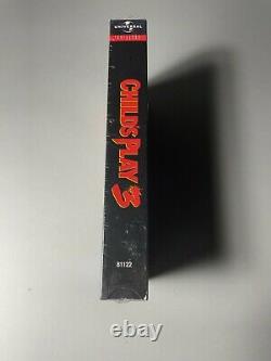 NEW Vintage 90s Chucky Childs Play 3 Movie VHS Tape 1991 Sealed