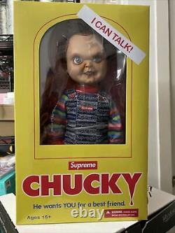 NWT Supreme Box Logo Talking Chucky Doll Child's Play FW20 Sealed DS AUTHENTIC