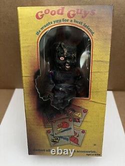 Neca Child's Play Chucky Good Guy Doll Charred Scream Factory Sealed New Mint