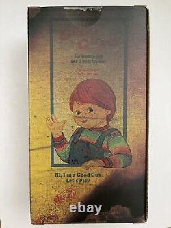 Neca Child's Play Chucky Good Guy Doll Charred Scream Factory Sealed New Mint