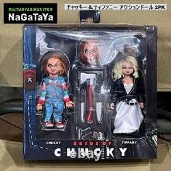 Neca Figure Child'S Play Bride Of Chucky Tiffany Action Doll 2Pk Horror Goods Mo