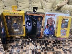 Neca Lot Childs Play Ultimate Chucky Bride Of Chucky Good Guys Dolls Figures New