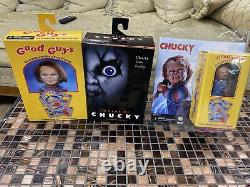 Neca Lot Childs Play Ultimate Chucky Bride Of Chucky Good Guys Dolls Figures New