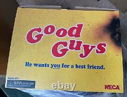 New 1/1 Scale 32 Box NECA Good Guys Chucky Life Size Doll In Big Mailer Box Mib