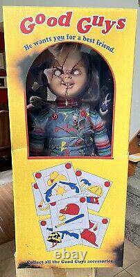 New 1/1 Scale 32 Box NECA Good Guys Chucky Life Size Doll In Big Mailer Box Mib