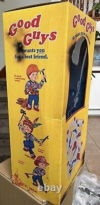 New 1/1 Scale 32 Box NECA Good Guys Chucky Life Size Doll In Big Mailer Box Mib