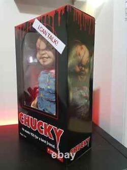 New But Opened Child's Play Chucky Scarred 15 Mezco Talking Mega Scale Doll