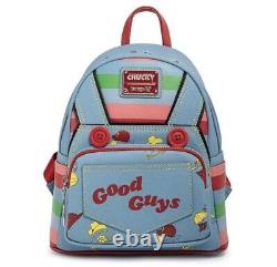 New Horror Loungefly Mini Backpack Childs Play Chucky Good Guys Cosplay NWT