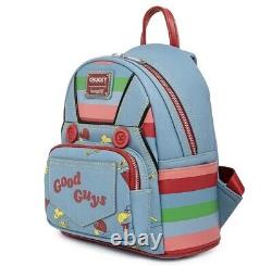 New Horror Loungefly Mini Backpack Childs Play Chucky Good Guys Cosplay NWT