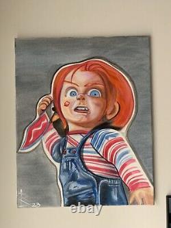 Original 1/1 Childs Play Chucky Painting