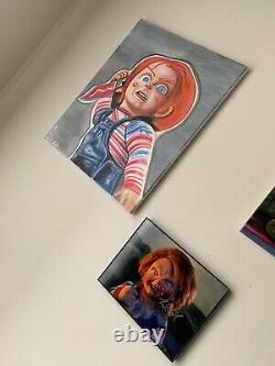 Original 1/1 Childs Play Chucky Painting