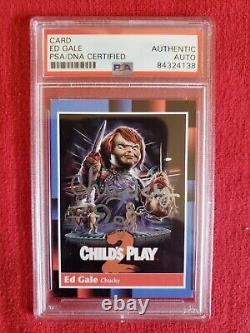 PSA Authenticated Chucky from Child's Play Ed Gein Autograph RARE SP