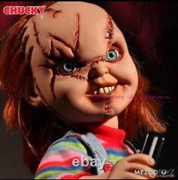 Perfect Mezco Child'S Play Chucky 15 Talking Action Figure In Stock Model