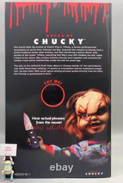 Perfect Mezco Toyz Child's Play Chucky 15in Action Figure Toy In Stock New