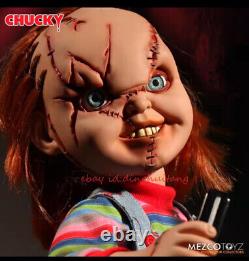 Perfect Mezco Toyz Child's Play Chucky 15in Action Figure Toy In Stock New
