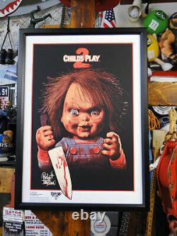 Rockin' Jelly Bean CHILD'S PLAY2 CHUCKY SILK SCREEN POSTER 300 Limited NEW