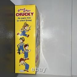 SEALED NEW Mezco Child's Play Good Guys 15 Talking Happy Chucky Action Figure