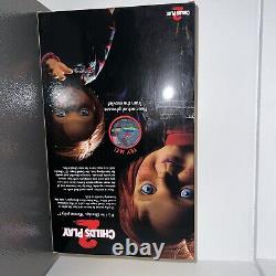 SEALED NEW Mezco Child's Play Good Guys 15 Talking Happy Chucky Action Figure