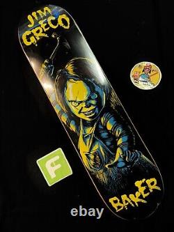 SUPER RARE Jim Greco CLR Killer Chucky Childs Play Baker Skateboard Deck Hammers