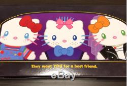 Sanrio Japan USJ Halloween Hello Kitty x Child's Play Chucky Plush Trio