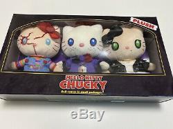 Sanrio Japan USJ Halloween Hello Kitty x Child's Play Chucky Plush Trio set 2019