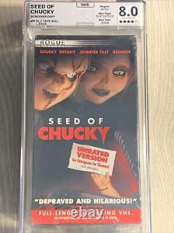 Seed Of Chucky Sealed VHS Rewind Graded 8.0 Screener Child's Play Jennifer Tilly