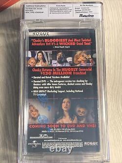 Seed Of Chucky Sealed VHS Rewind Graded 8.0 Screener Child's Play Jennifer Tilly